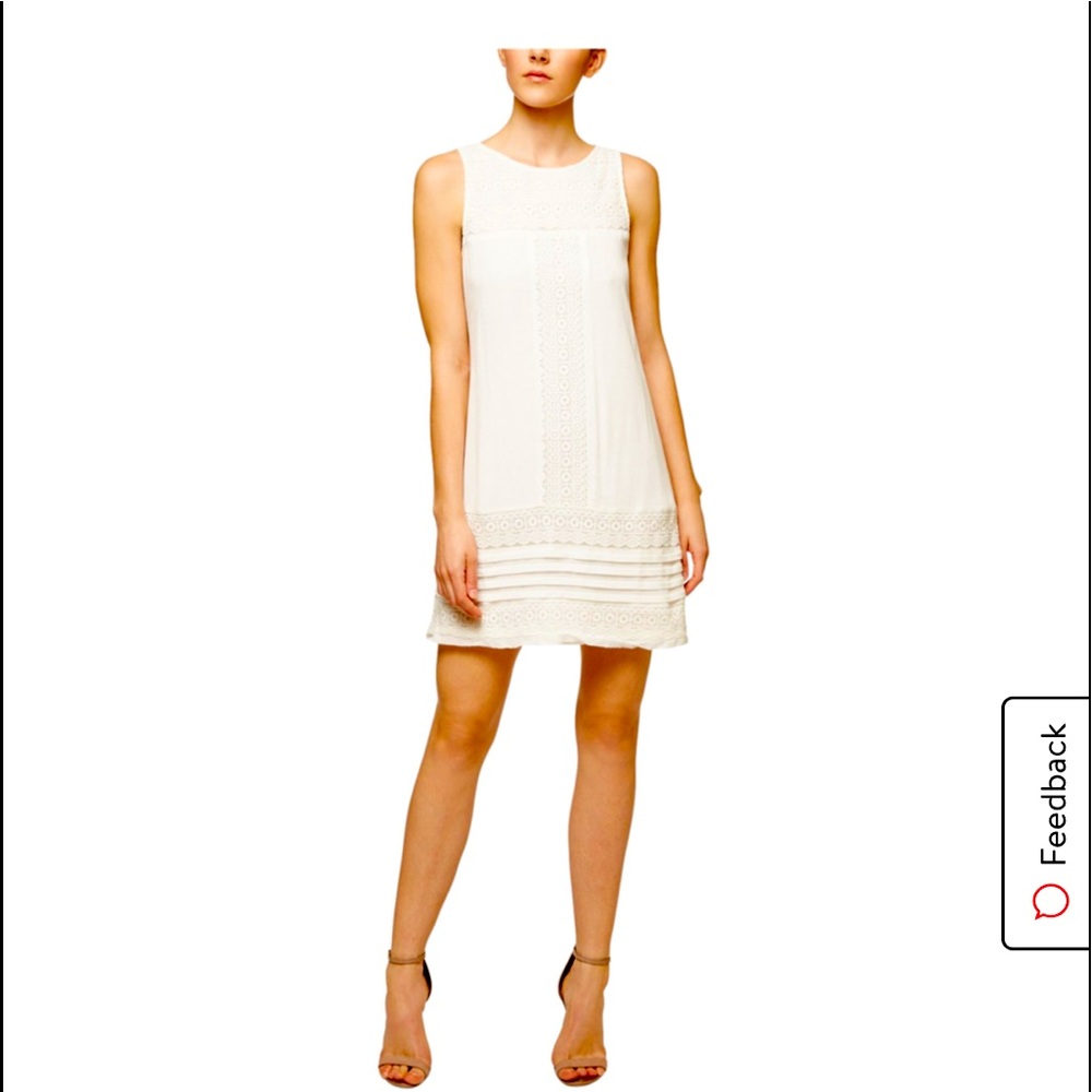 Sanctuary little white dress size medium